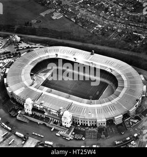 Vieux Stade de Wembley, Londres, 1999. Artiste : Inconnu. Banque D'Images