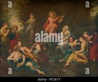 "Apollon et les Muses", 1772. Artiste : Angelika Kauffmann. Banque D'Images