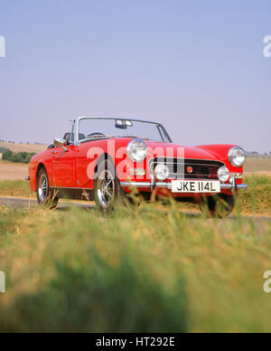 1973 MG Midget 1275. Artiste : Inconnu. Banque D'Images