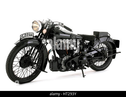 1932 Brough Superior SS100 10hp, Lawrence d'Arabie's Bike. Artiste : Inconnu. Banque D'Images