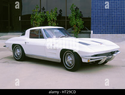 1963 Chevrolet Corvette Stingray. Artiste : Inconnu. Banque D'Images