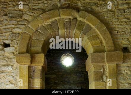 Archway anglo-saxons, l'église Saint Pierre, Barton-upon-Humber, Lincolnshire, 2007. Historique : L'artiste photographe personnel de l'Angleterre. Banque D'Images