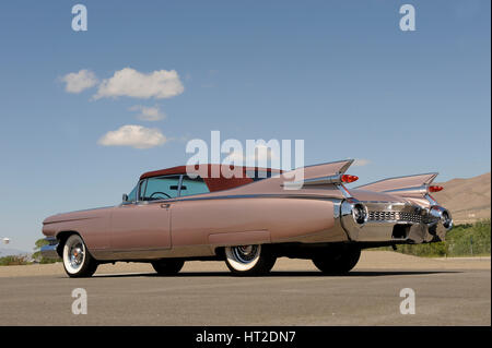 Cadillac Eldorado 1959. Artiste : Simon de l'argile. Banque D'Images