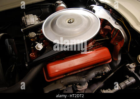 Chevrolet Corvette Stingray 1963. Artiste : Simon de l'argile. Banque D'Images