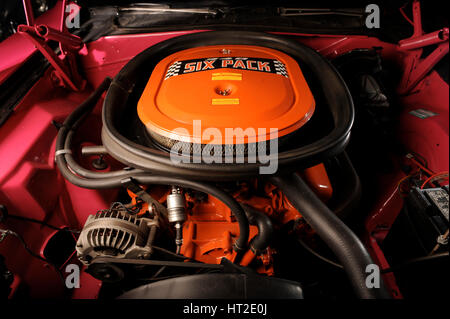 Dodge Challenger TA 1970. Artiste : Simon de l'argile. Banque D'Images