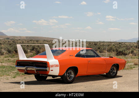 Dodge Charger Daytona 440 1969. Artiste : Simon de l'argile. Banque D'Images