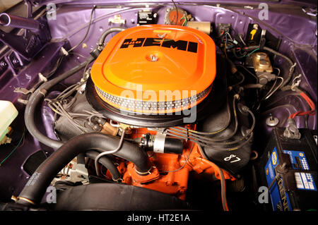 1970 Dodge Coronet RT Hemi. Artiste : Simon de l'argile. Banque D'Images