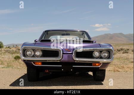 1970 Dodge Coronet RT Hemi. Artiste : Simon de l'argile. Banque D'Images