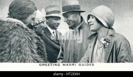 Message d 'Guides Maori", 1927 (1937). Artiste : Inconnu. Banque D'Images