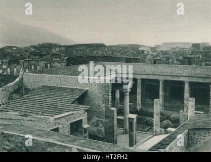 Maison des Vettii, Pompéi, Italie, 1927. Artiste : Eugen Poppel. Banque D'Images