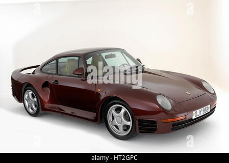 1988 Porsche 959 Artiste : Inconnu. Banque D'Images
