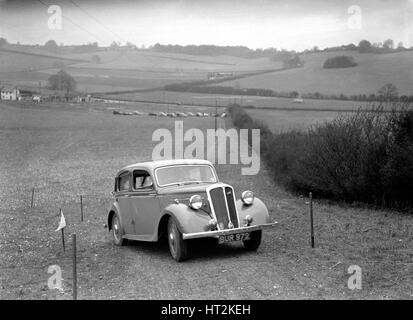 12 standard de K à la voiture Standard Picken Owners Club Southern Counties Procès, 1938. Artiste : Bill Brunell. Banque D'Images