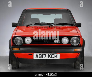 1983 Volkswagen Golf GTI mk1. Artiste : Inconnu. Banque D'Images