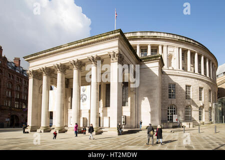 La Bibliothèque centrale de Manchester , Manchester , Angleterre Banque D'Images