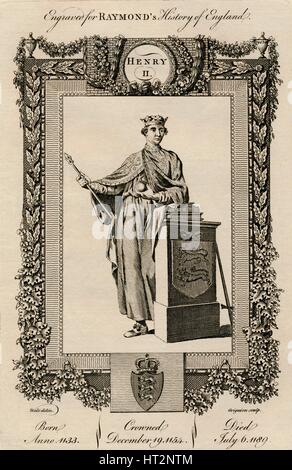 'Henry II', (1133-1189), c1787. Artiste : Inconnu. Banque D'Images
