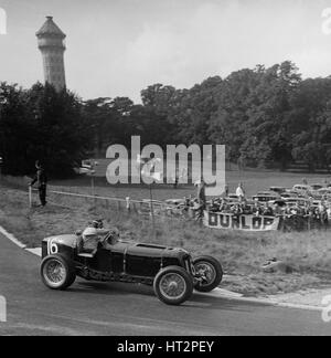 Ère de Raymond Mays racing à Crystal Palace, Londres, 1939. Artiste : Bill Brunell. Banque D'Images