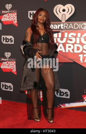 Inglewood, Californie, USA. 5Th Mar, 2017. Dreezy au niveau des arrivées pour le 2017 iHeartRadio Music Awards - Partie 2, le Forum, Inglewood, CA, 5 mars 2017. Credit : Priscilla Grant/Everett Collection/Alamy Live News Banque D'Images