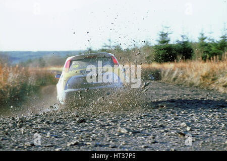 2002 Ford Focus WRC, Alistair Ginley. Q Réseau Rallye. Artiste : Inconnu. Banque D'Images