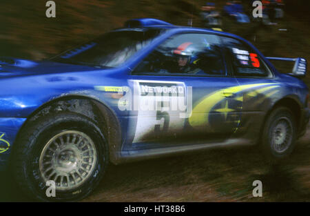 1999 Subaru Impreza WRC Network Q des brûlures. Artiste : Inconnu. Banque D'Images