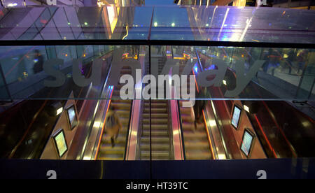 Métro de Glasgow ou underground de Victoria Buchanan Street entrée Banque D'Images