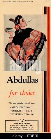 Pour Abdullas "choix", 1943. Artiste : Inconnu. Banque D'Images