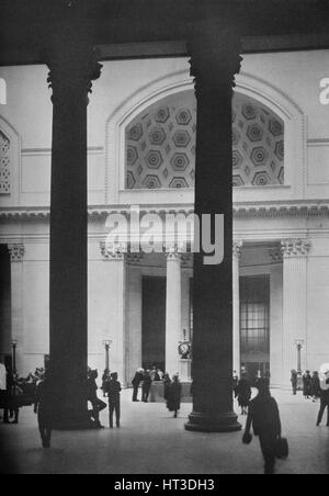 Salle d'attente principale du ticket Hall, Chicago Union Station, Illinois, 1926. Artiste : Inconnu. Banque D'Images