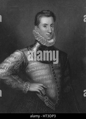 «Sir Philip Sidney', c1578, (1838). Organisateur : Henry Robinson. Banque D'Images