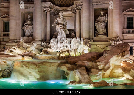 Fontaine de Trevi, Rome, Italie Banque D'Images