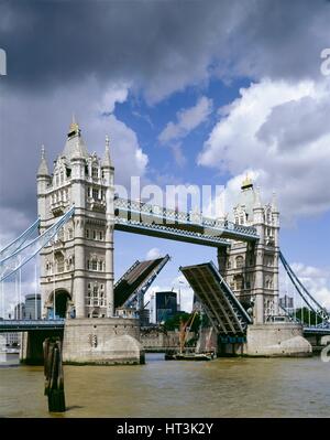 Tower Bridge, c1990-2010. Artiste : Inconnu. Banque D'Images