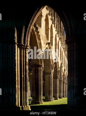 L'abbaye de Rievaulx, c1990-2010. Artiste : Paul Highnam. Banque D'Images