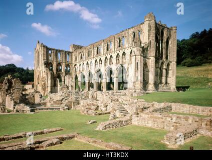 L'abbaye de Rievaulx, c1990-2010. Artiste : Inconnu. Banque D'Images