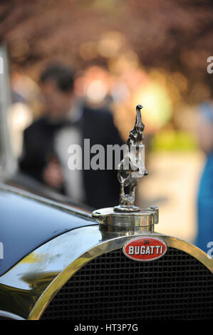 1930 Bugatti type 41 Royale mascot Artiste : Simon de l'argile. Banque D'Images