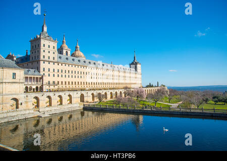 Monastère Royal. San Lorenzo del Escorial, Espagne, province de Madrid. Banque D'Images