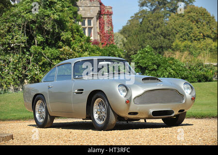 1961 Aston Martin DB4 GT : Artiste inconnu. Banque D'Images