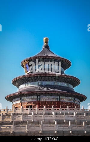 Qinian située sur le Temple du Ciel - Beijing, Chine Banque D'Images