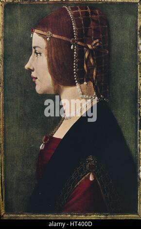 'Portrait d'une jeune fille', c1490, (1936). Artiste : Ambrogio de Predis. Banque D'Images