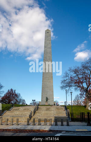 Bunker Hill Monument - Boston, Massachusetts, USA Banque D'Images