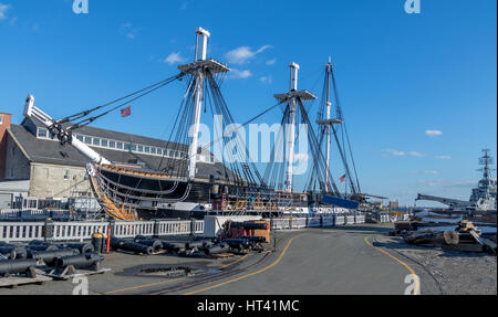 USS Constitution - Boston, Massachusetts, USA Banque D'Images