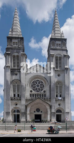 Le style néo-gothique cathédrale St Joseph (ou Catedral Metropolitana), Fortaleza, État de Ceará, Brésil, Amérique du Sud Banque D'Images