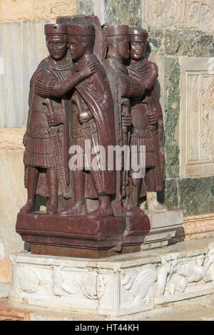 Portrait des quatre Tetrarchs à Venise, Italie Banque D'Images