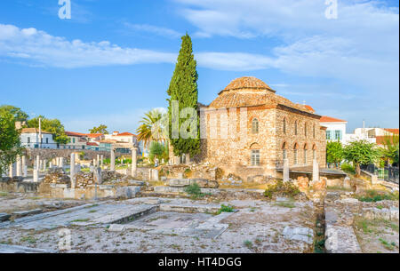 La mosquée de Fethiye est l'ottomane mosquée médiévale a été converti de l'église, Athènes, Grèce Banque D'Images