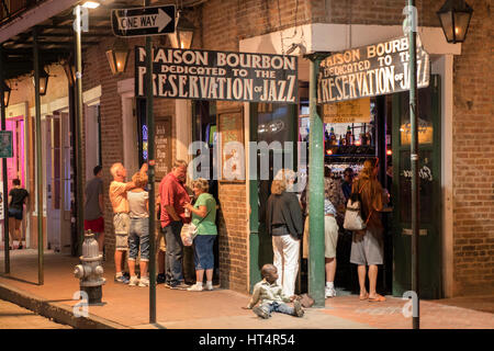 Jazz historique endroits à La Nouvelle-Orléans en Louisiane USA Banque D'Images