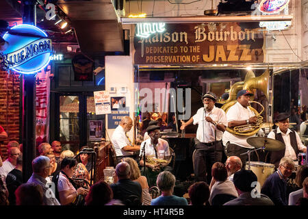 Jazz historique endroits à La Nouvelle-Orléans en Louisiane USA Banque D'Images