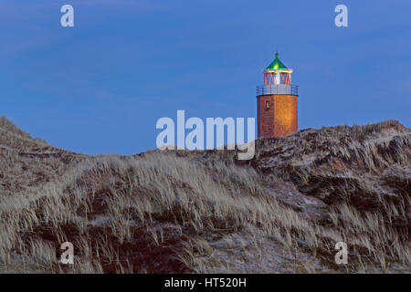 Vieux phare, Kampen, sylt, Frise du Nord, Schleswig-Holstein, Allemagne Banque D'Images