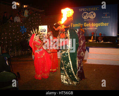 Danse culturelle, artiste Rajasthan, de New Delhi, (photo Copyright © par Saji Maramon) Banque D'Images