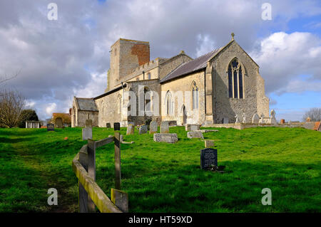 All Saints Church, morston, North Norfolk, Angleterre Banque D'Images