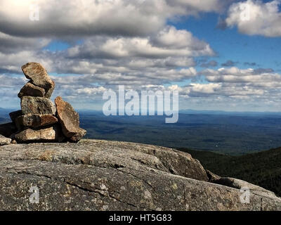 Une vue depuis le sommet du Mt. Monadnock dans le New Hampshire Banque D'Images