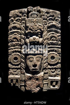 Monument 1 brûleur en classique (Fragment), Guatemala, Salinas de los Nueve Cerros,Maya (culture), Grès, 63 x 40 x 27 cm. Les Mayas - Maya Précolombien civilisations méso-américains - l'Amérique centrale ( 2600 BC - 1500 ) American Banque D'Images