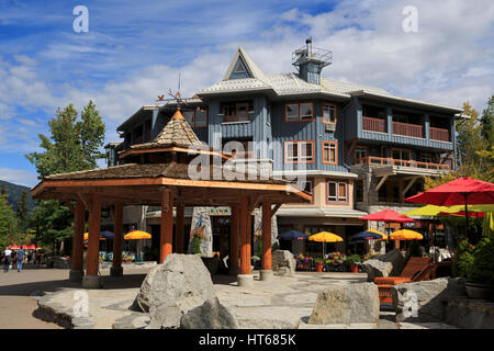 Le Village de Whistler, British Columbia, Canada, Amérique du Nord Banque D'Images