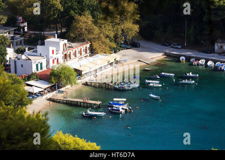 Agnondas, Skopelos, Grèce Banque D'Images